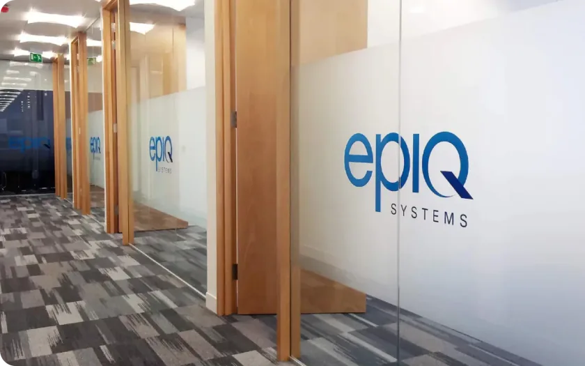 Epiq Systems office signage